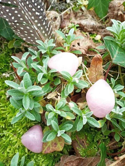 Pierre roulée Quartz Rose 3 à 4 cm (Afrique du Sud A+)