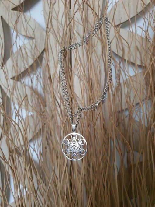 Pendentif Metatron (acier inoxydable)
