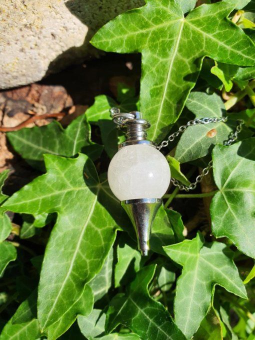 Pendule Acier et cristal