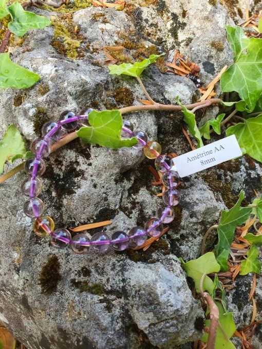 Bracelet Amétrine (Brésil AA)