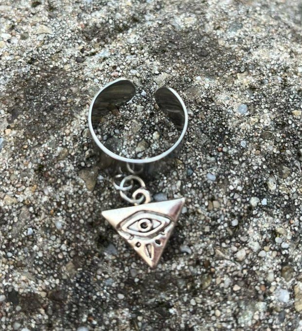 Bague estampille Mauvais oeil