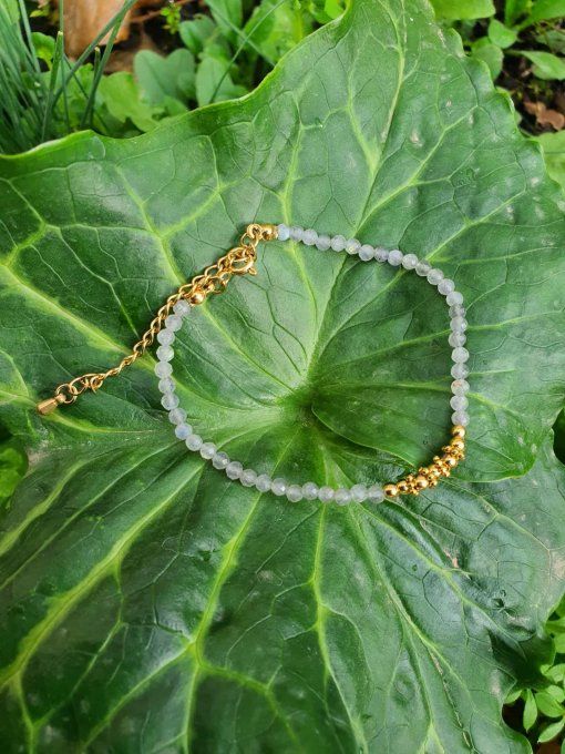 Bracelet Aléa doré Labradorite (Madagascar A)