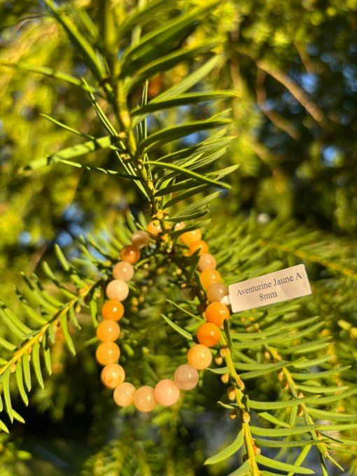 Bracelet Aventurine jaune (Brésil A)