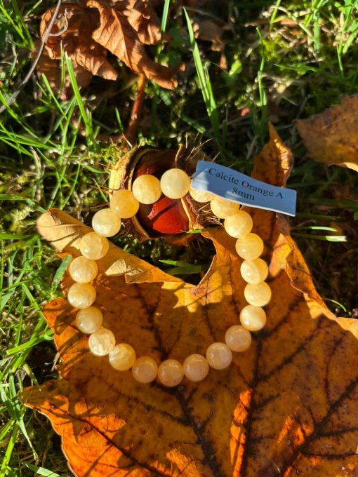 Bracelet Calcite orange (Mexique A)