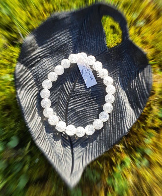 Bracelet Cristal de Roche Crack (Brésil A)