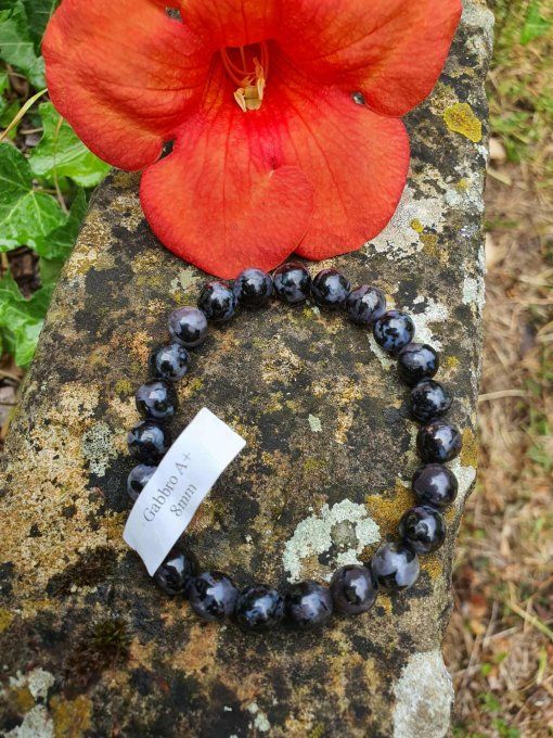 Bracelet Gabbro (Madagascar A+)