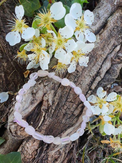 Bracelet Kunzite (Brésil AAA)