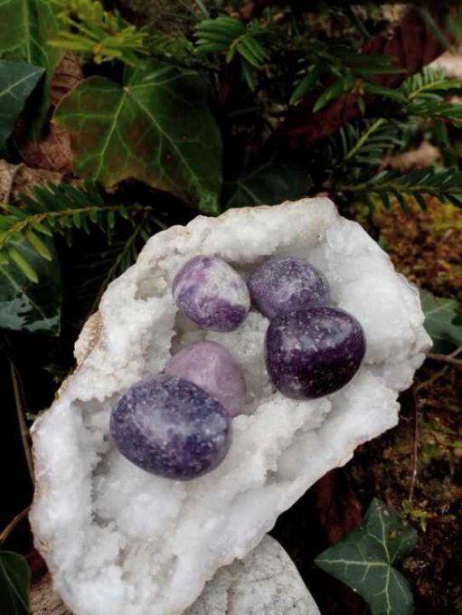 Pierre roulée Lépidolite (Madagascar A+)