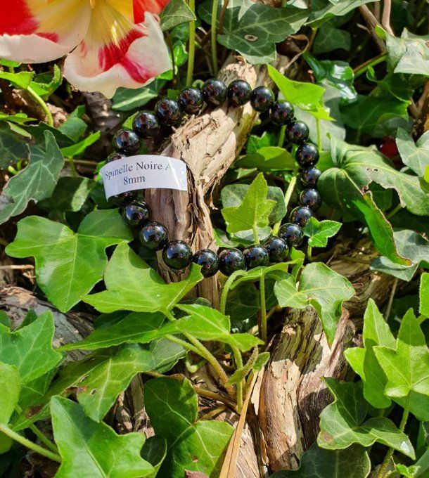Bracelet baroque Spinelle noire (Thaïlande A)