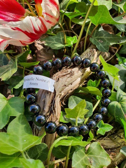 Bracelet baroque Spinelle noire (Thaïlande A)
