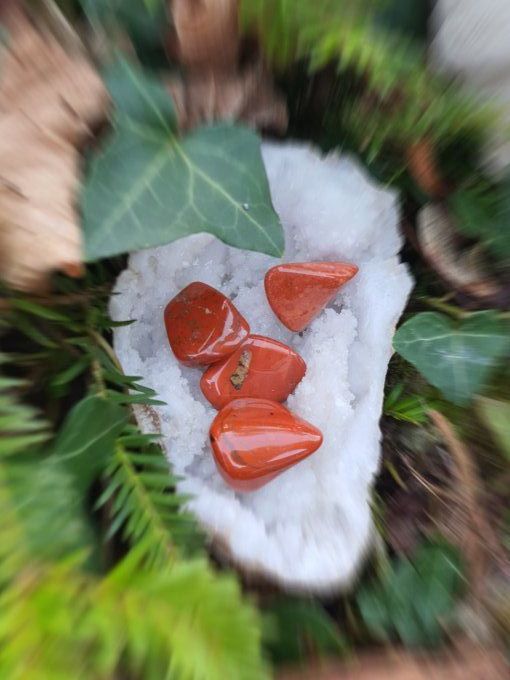 Pierre roulée Jaspe rouge (Afrique du Sud A)