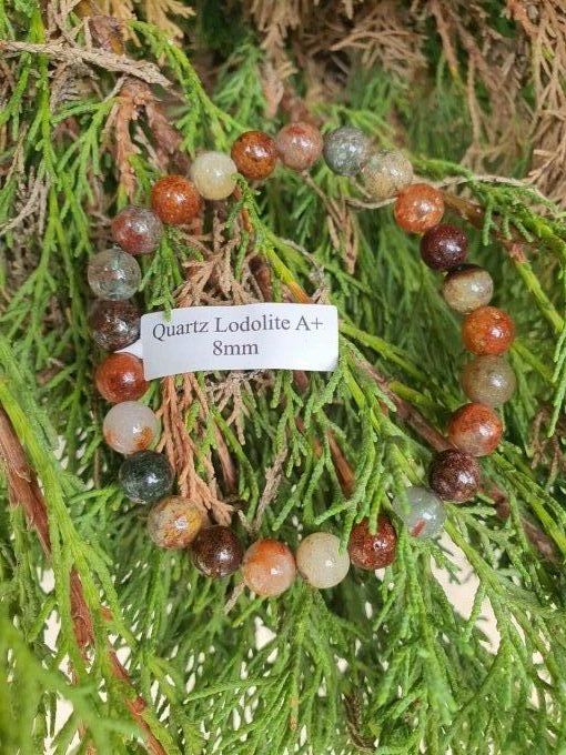 Bracelet Quartz Lodolite (Brésil A+)